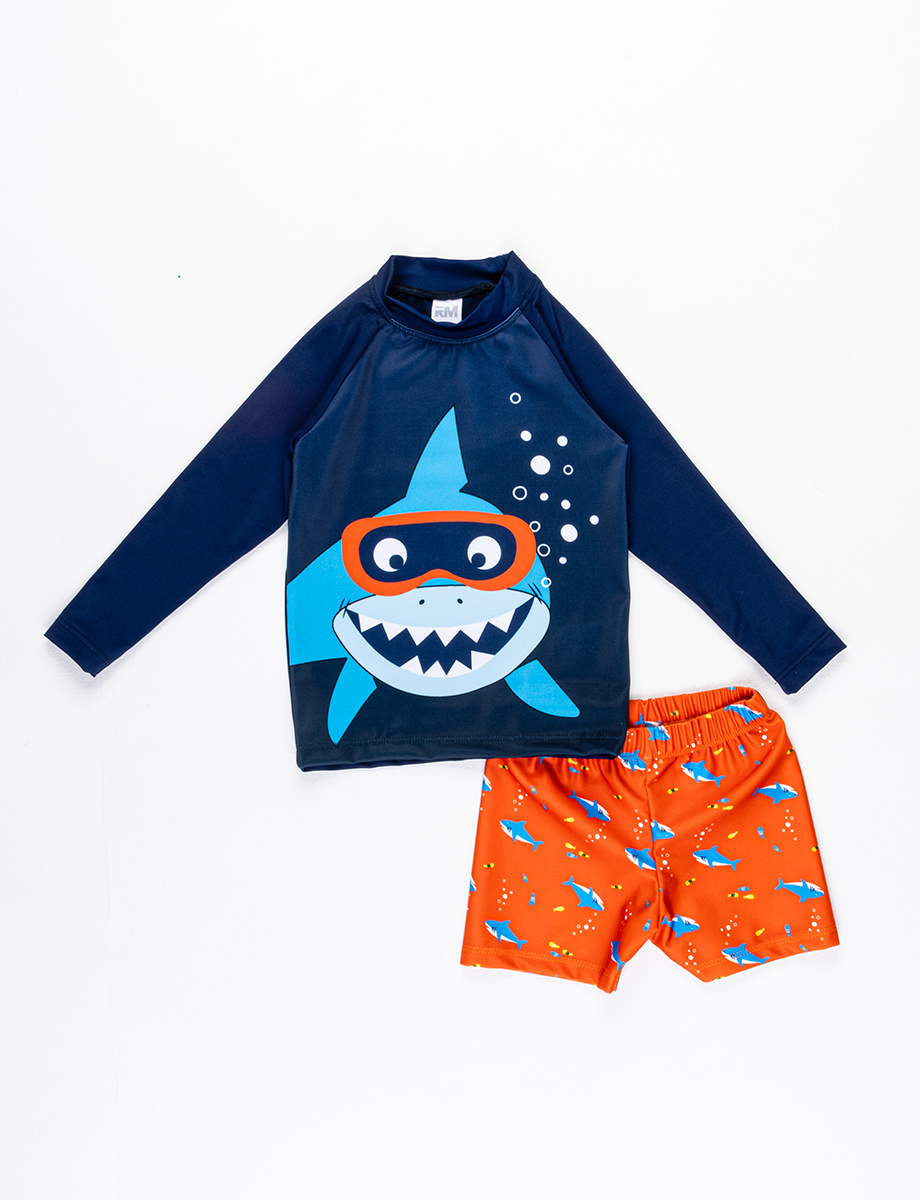 Traje de baño 2 piezas estampado