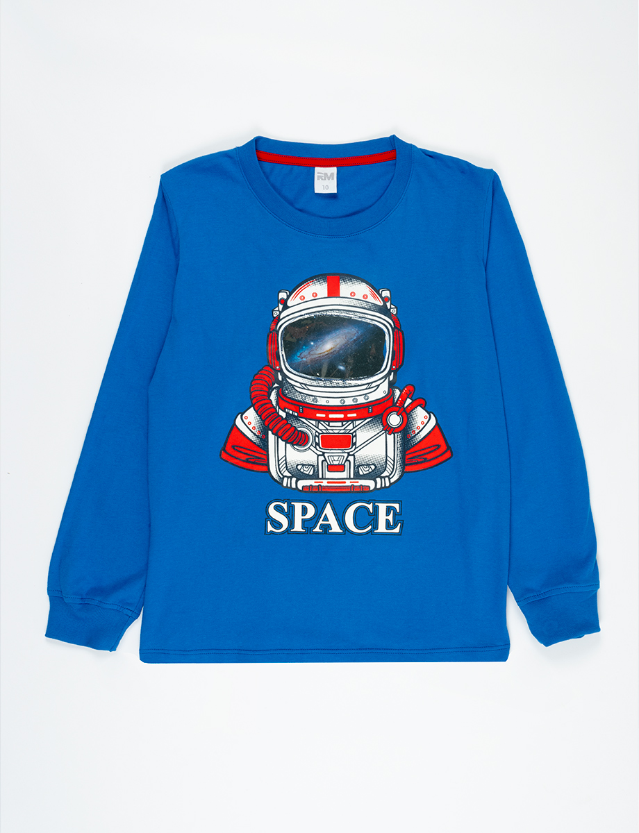Buzo azul electrico space