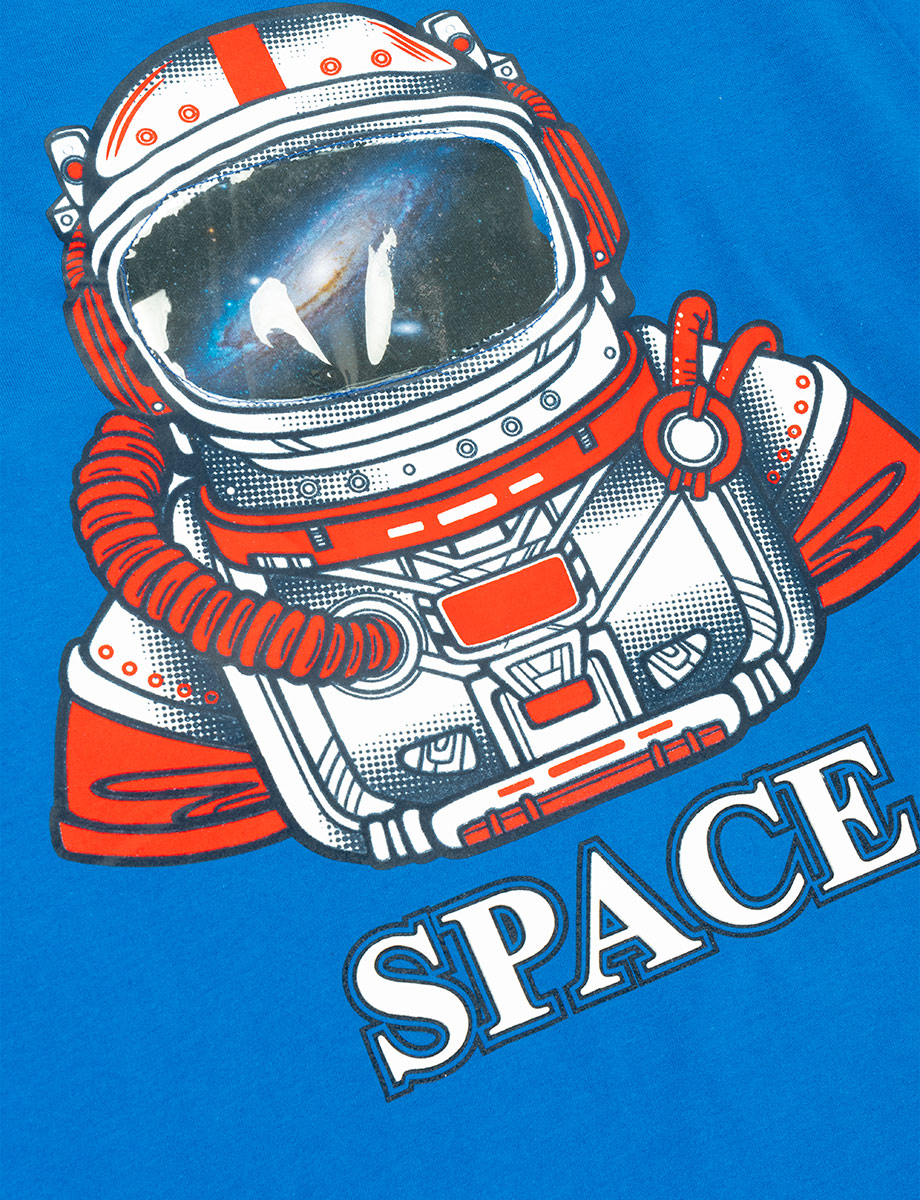 Buzo azul electrico space