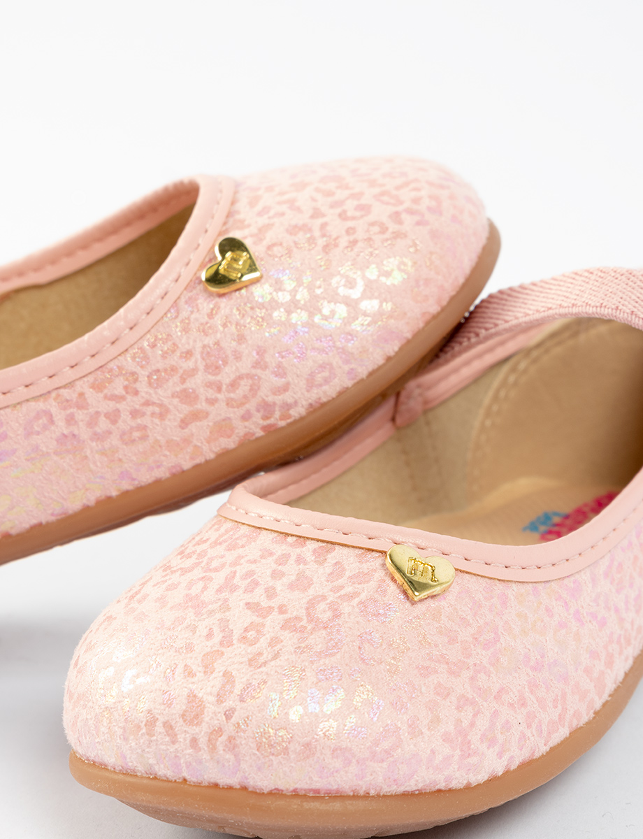 Ballerina animal print rosado