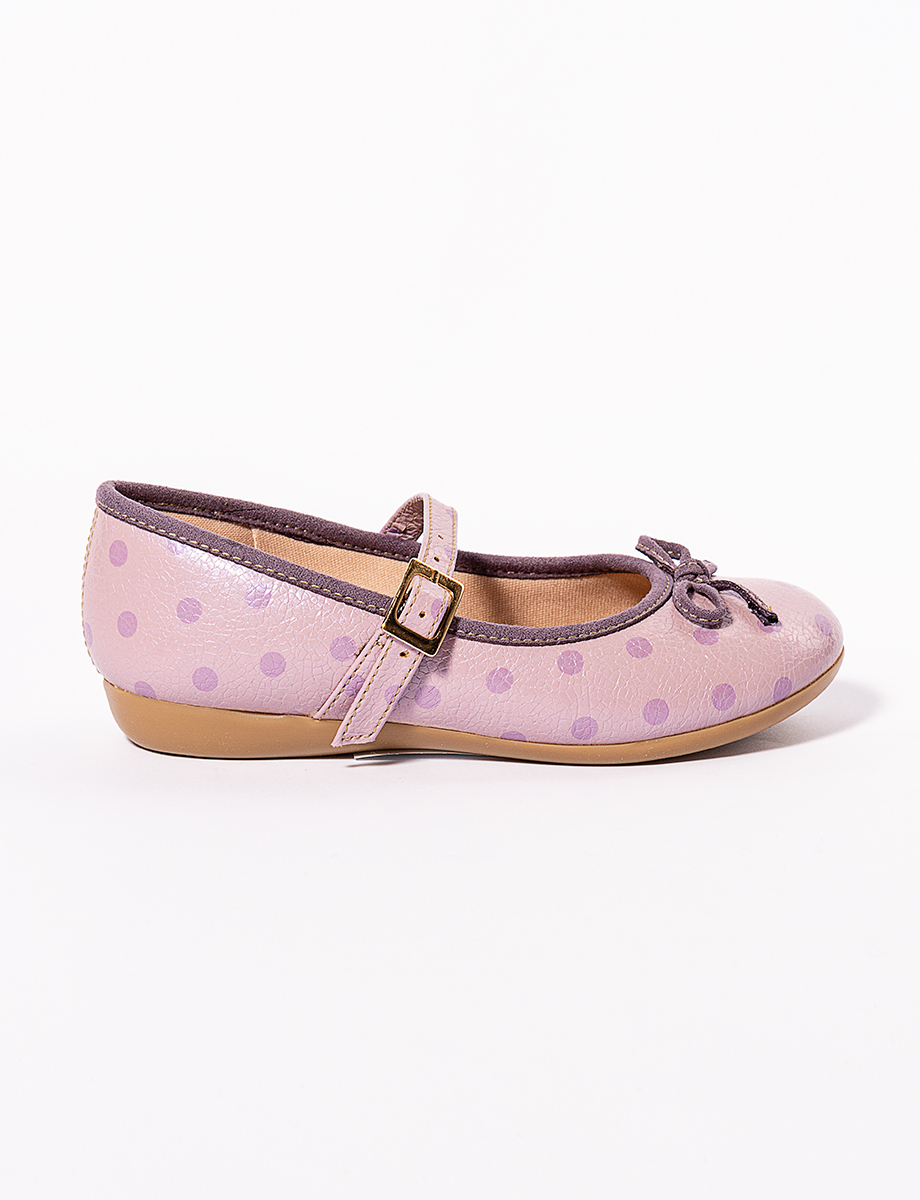 Zapato con prints lila
