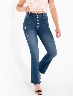 Jean bota ancha 5 botones