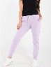 Jogger fleece con venas lila