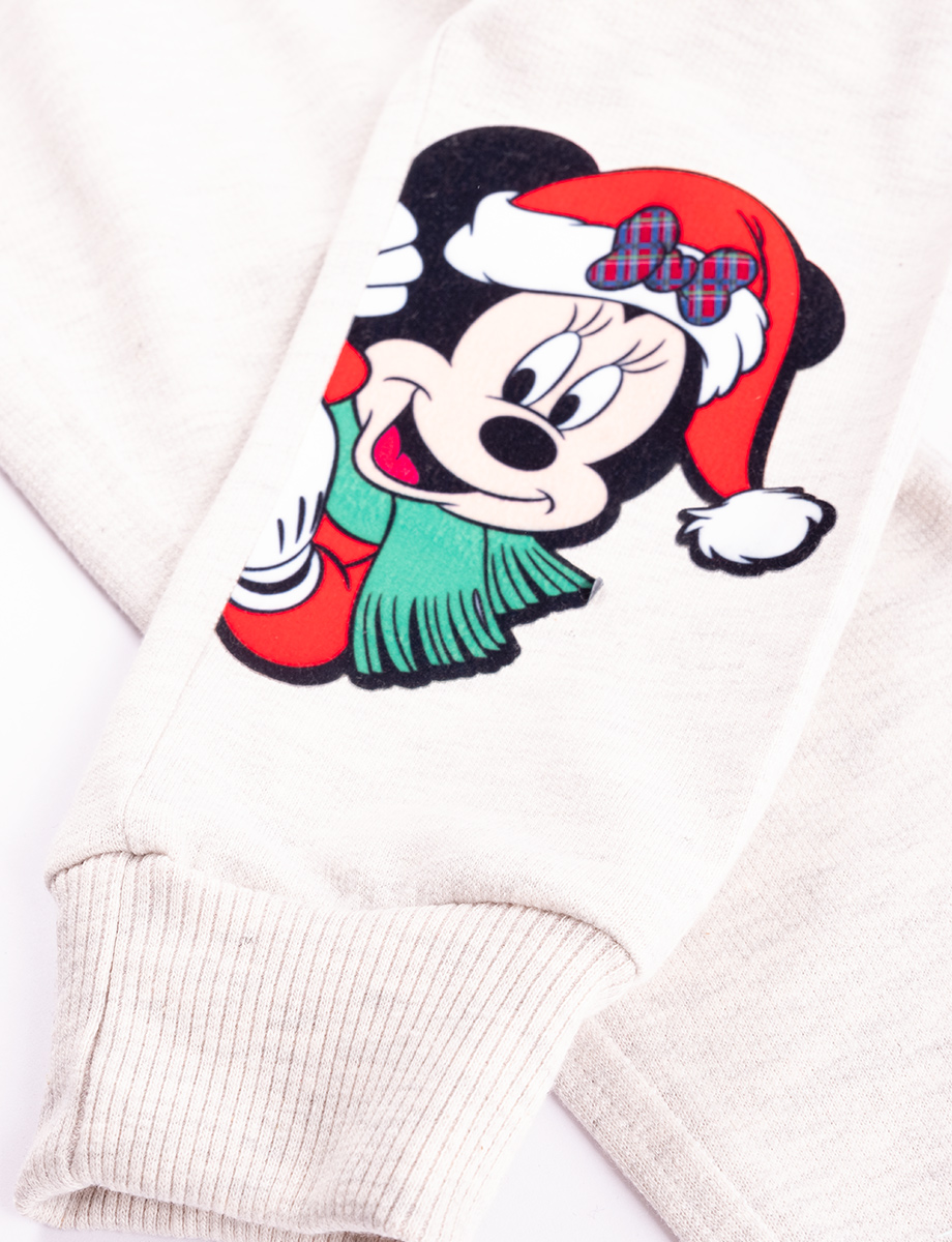 Jogger esc Navidad jaspeado claro