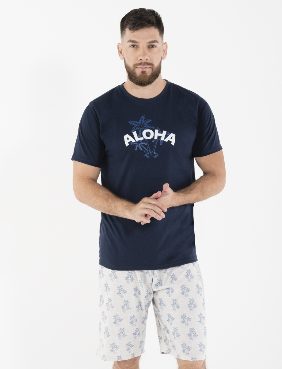 Pijama short camiseta Aloha