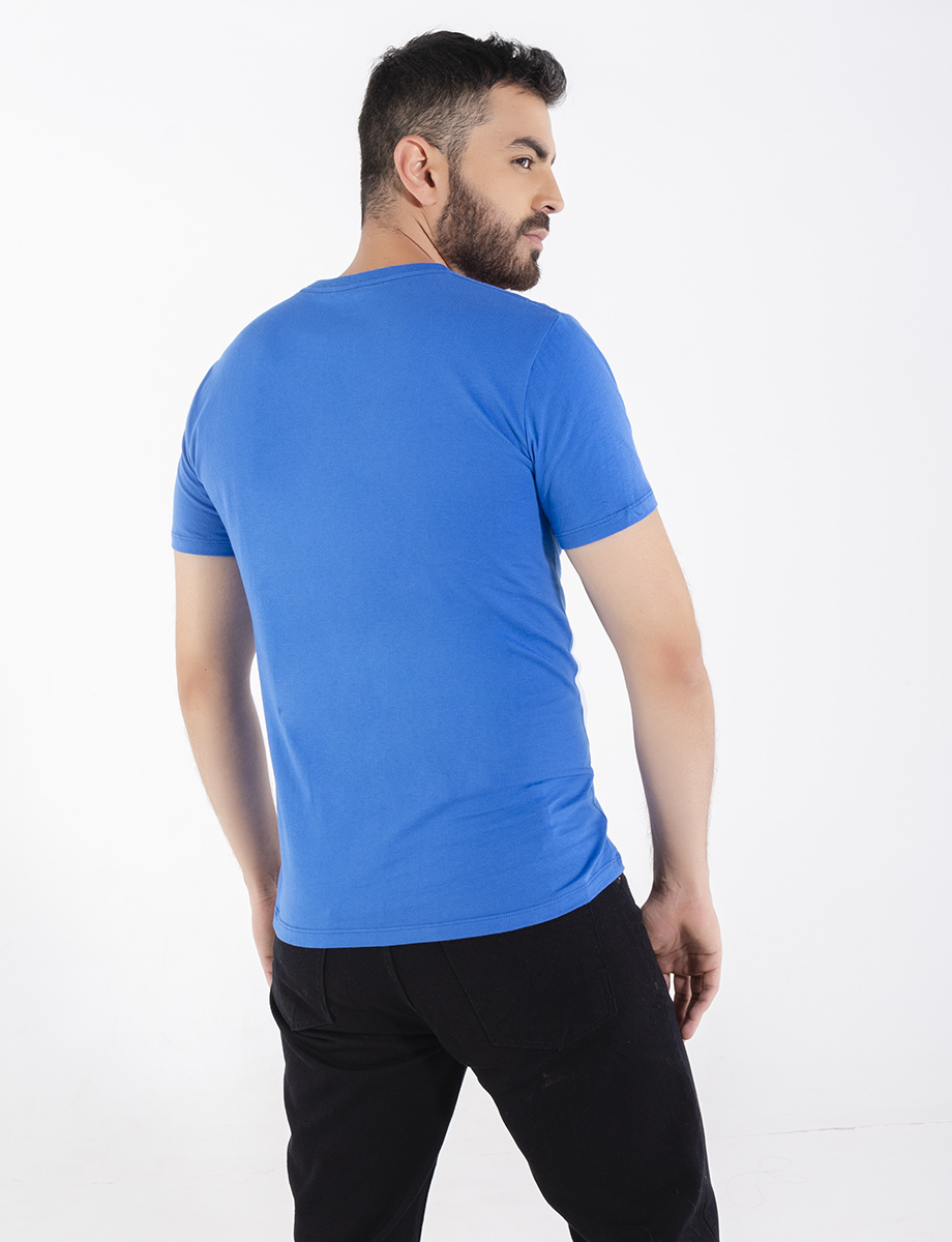 Camiseta Superman azul eléctrico