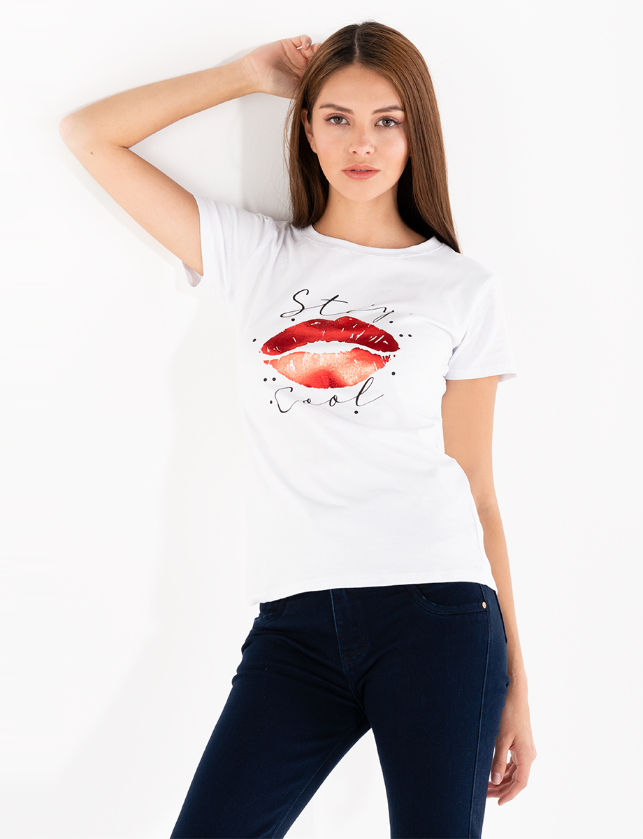 Camiseta blanca Stay Cool
