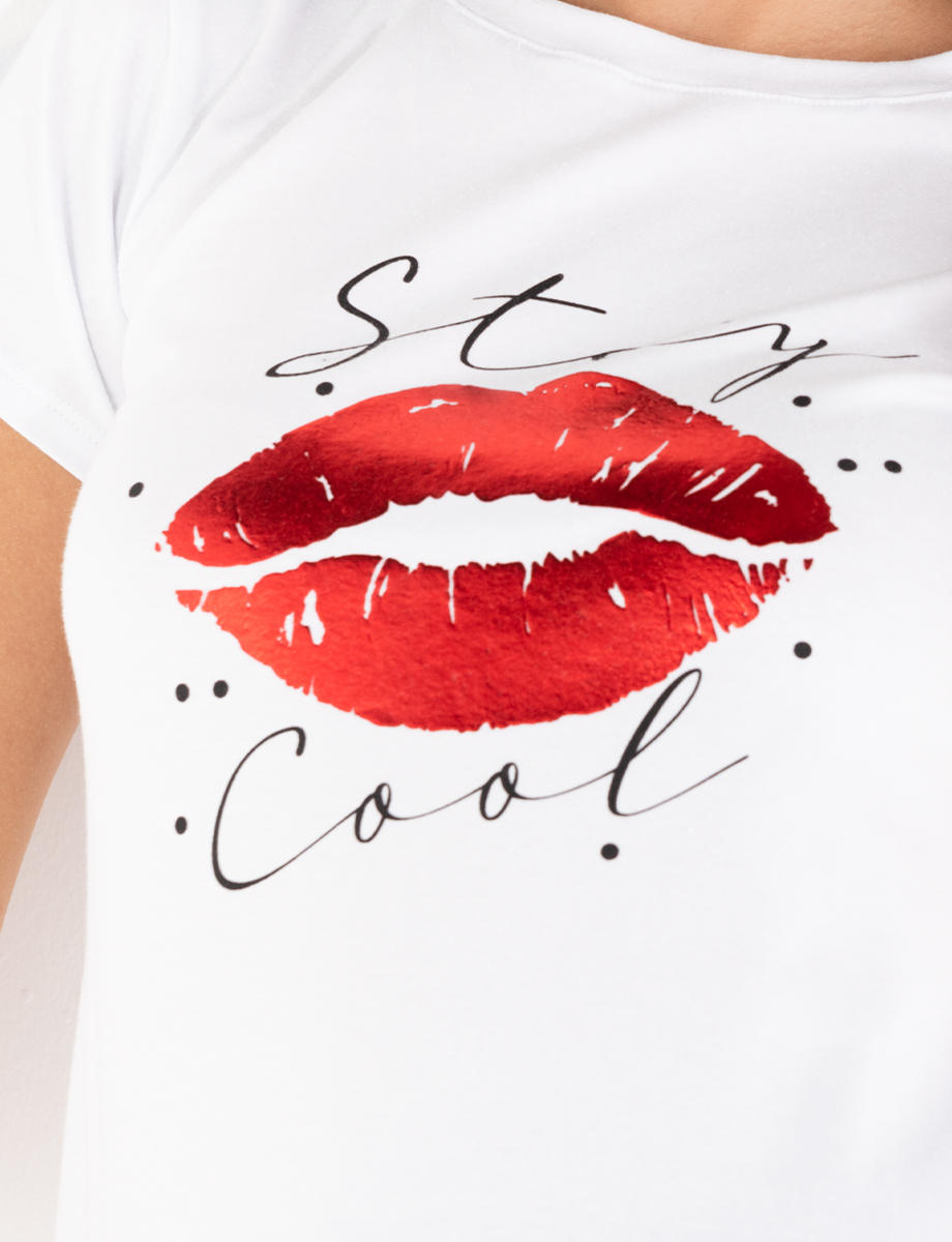 Camiseta blanca Stay Cool