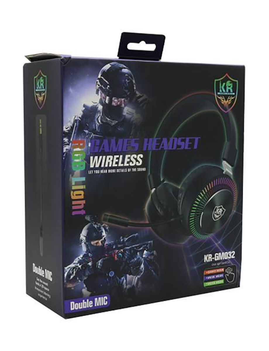 Audífonos inalámbricos gaming KR-GM032