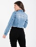 Chaqueta jean corta azul claro