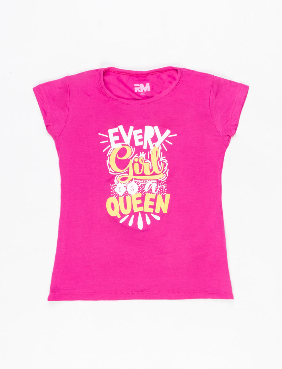 Camiseta Queen fucsia