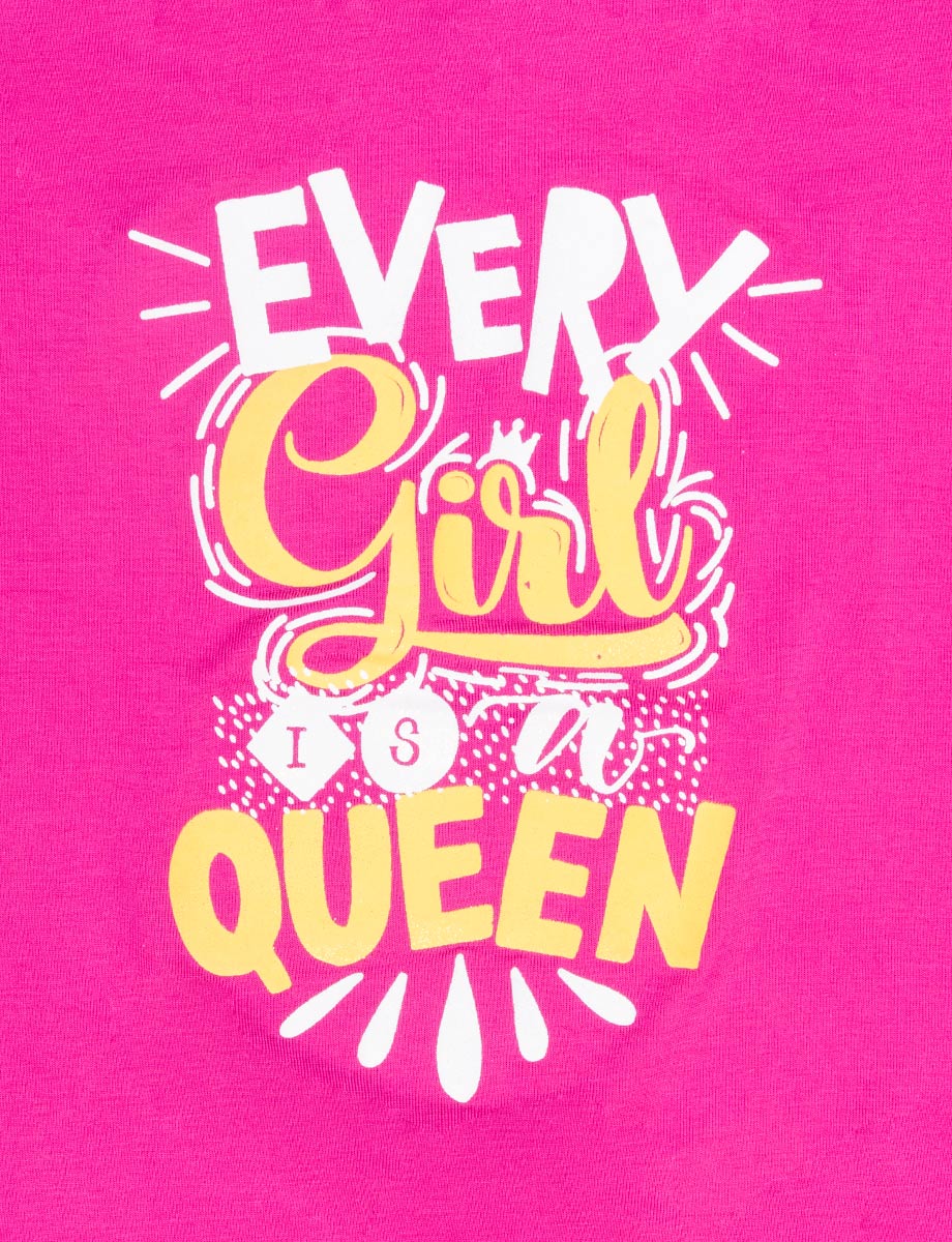 Camiseta Queen fucsia
