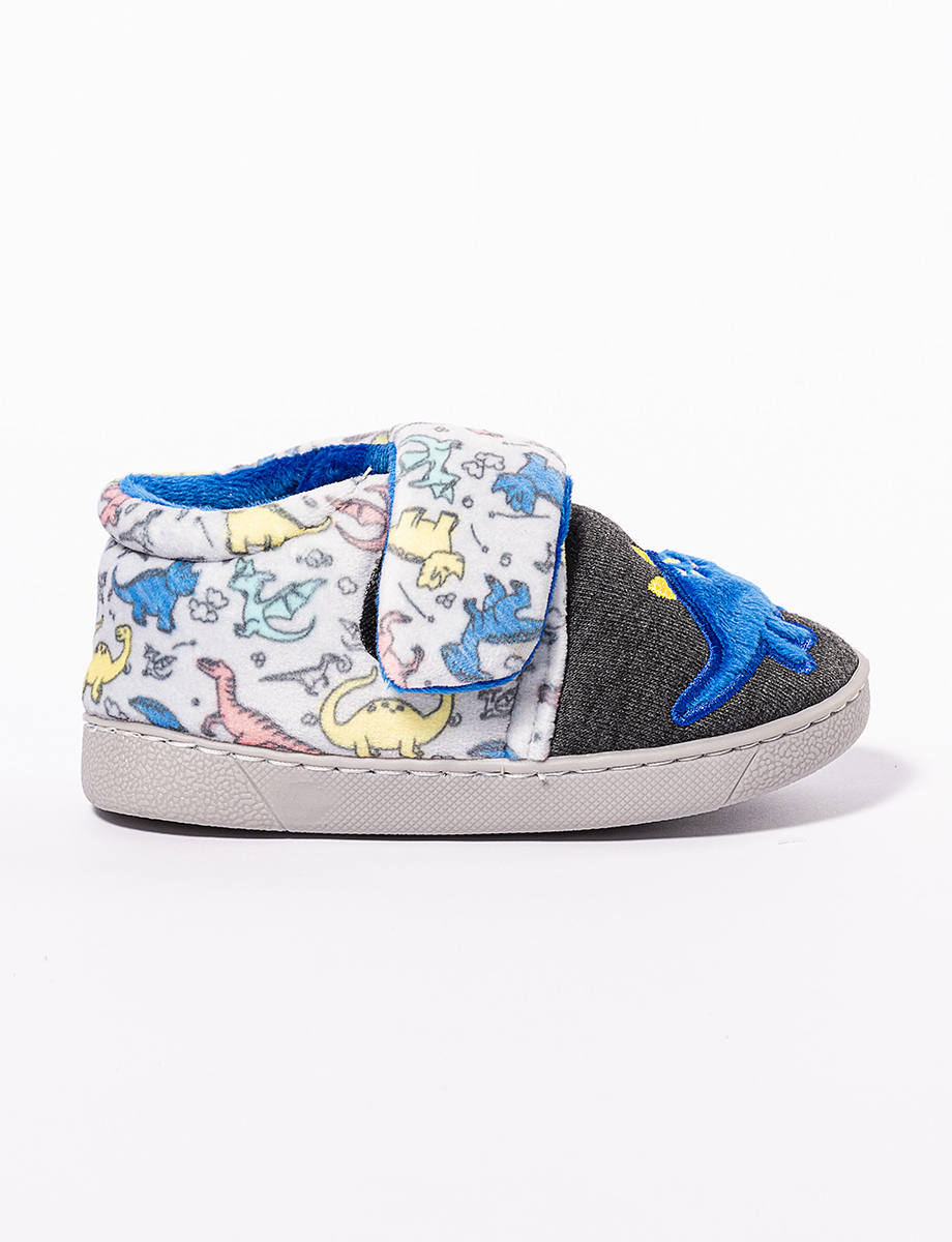 Pantufla dinosaurio con velcro