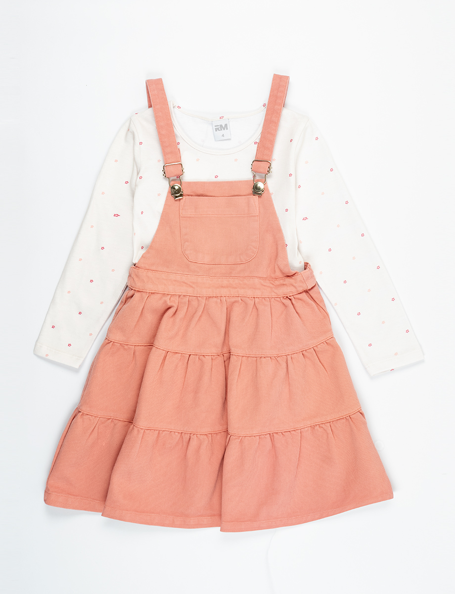 Conjunto buzo vestido palo de rosa