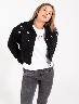 Chaqueta denim negra