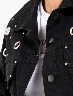 Chaqueta denim negra