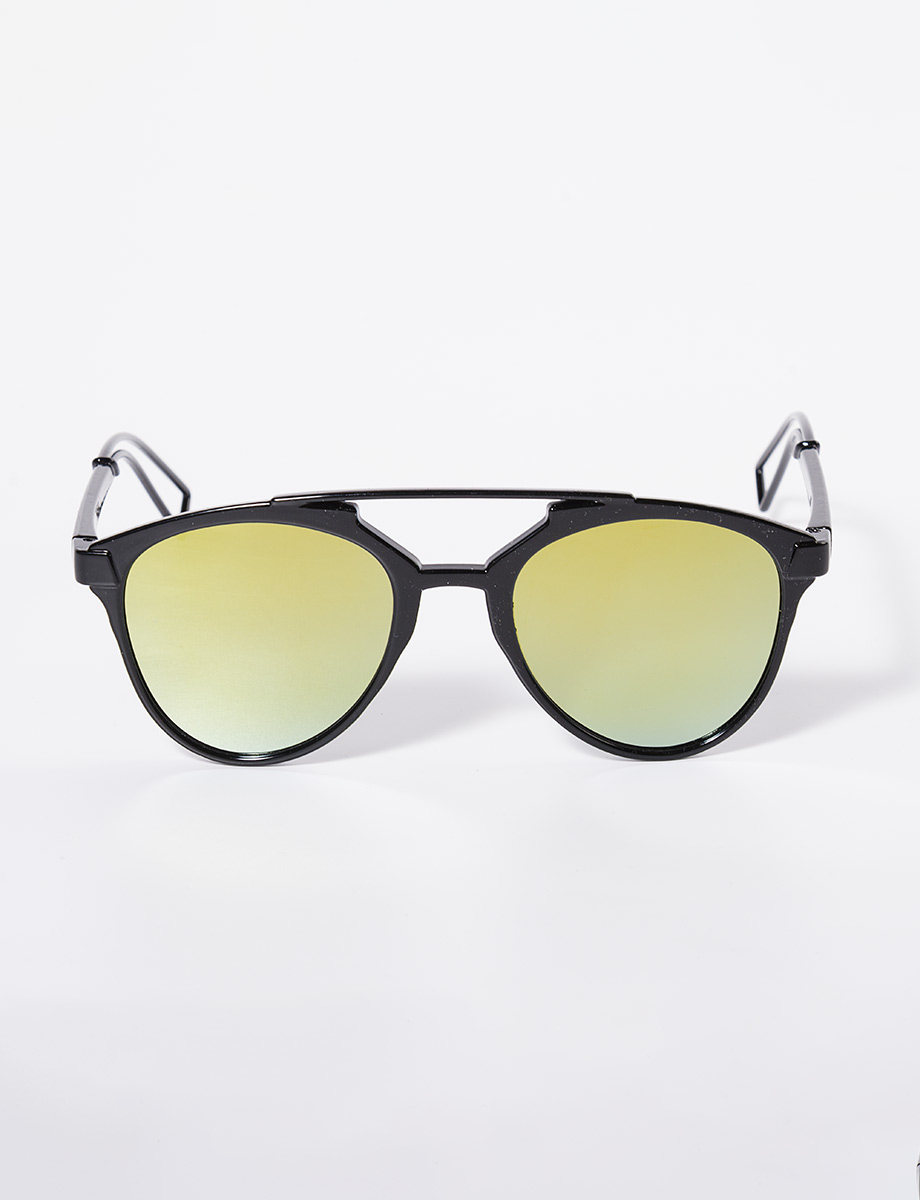 Gafas unicolor lunas amarillas