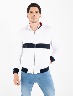 Chaqueta poliéster combinada