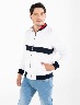 Chaqueta poliéster combinada