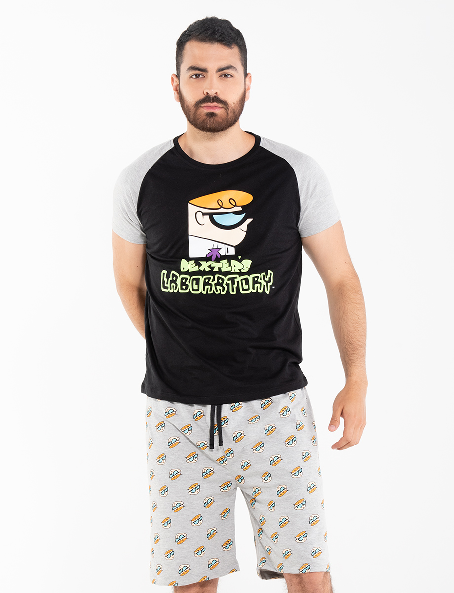 Pijama Short Camiseta Dexter