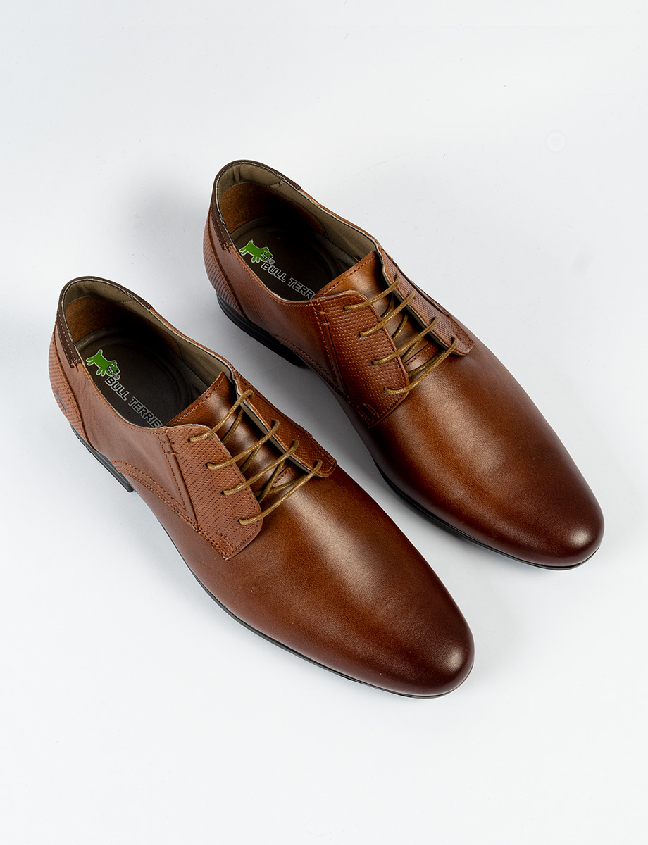Zapato Formal Derby café claro