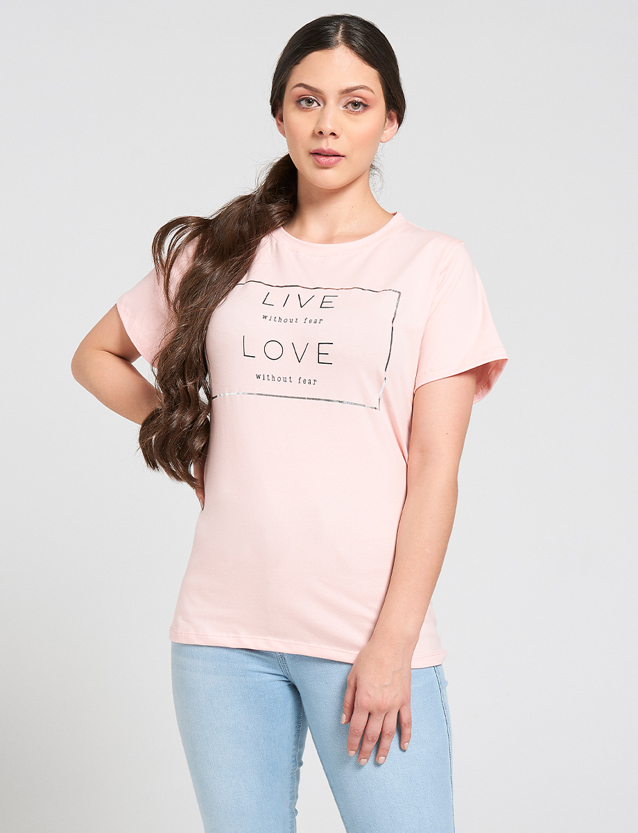 Camiseta palo de rosa Live Love