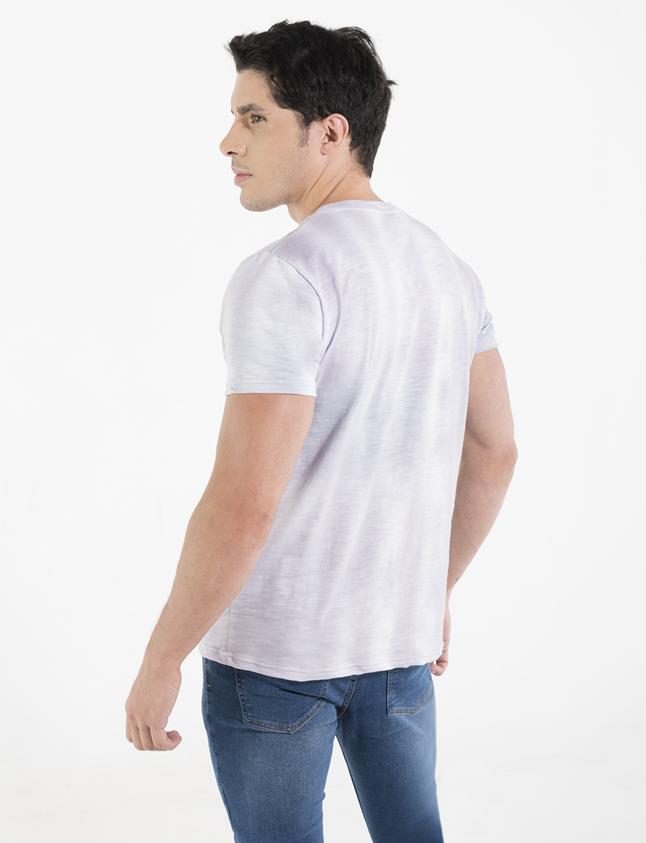 Camiseta tie-dye gris claro True Feeling