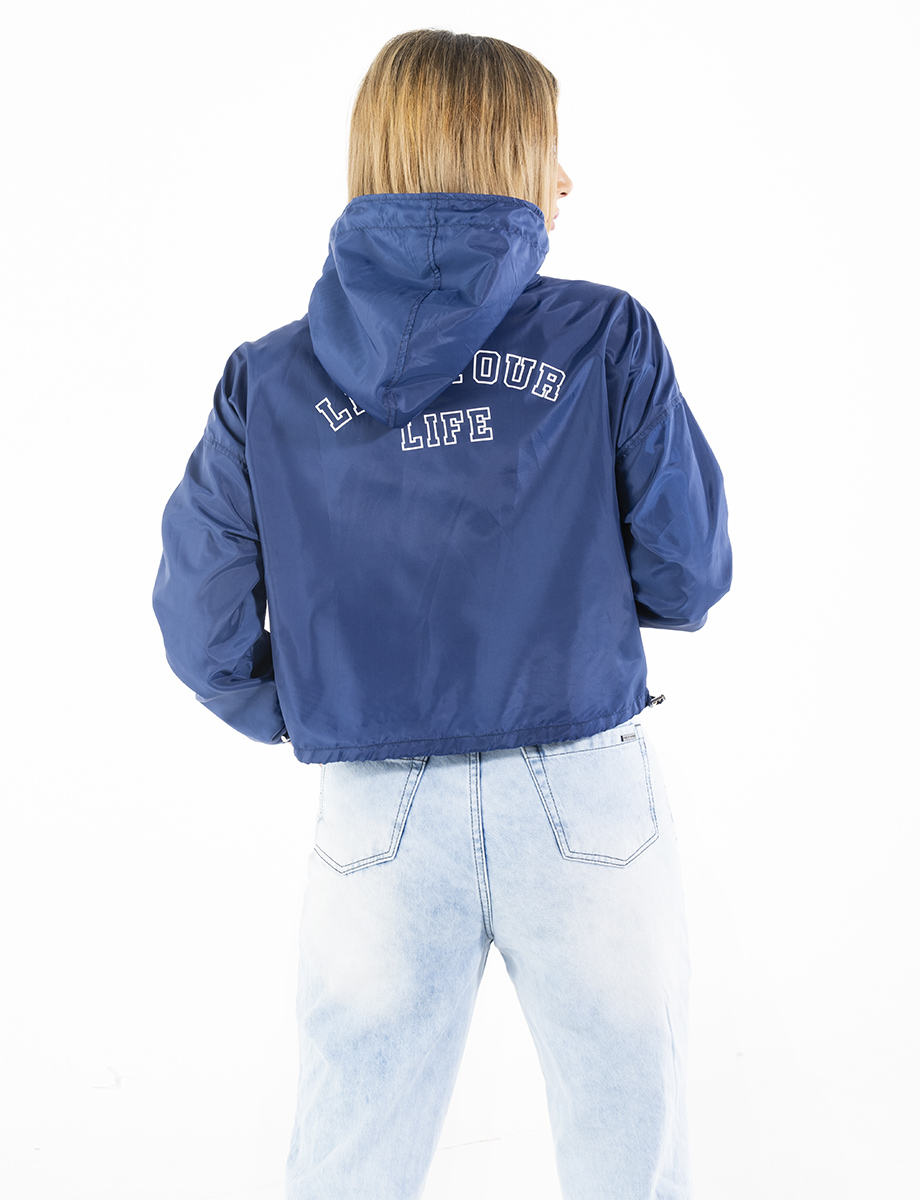 Chompa casual crop top