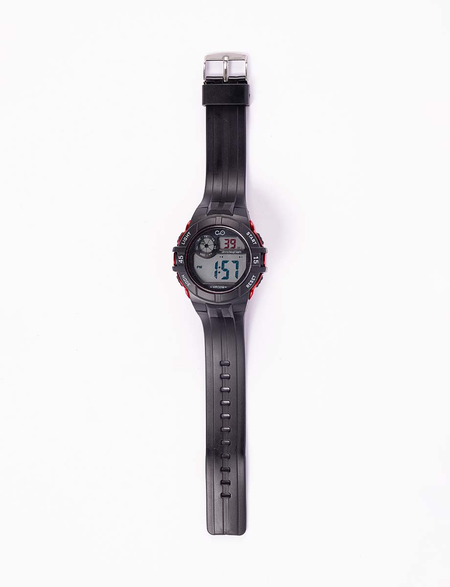 Reloj Digital negro C&O