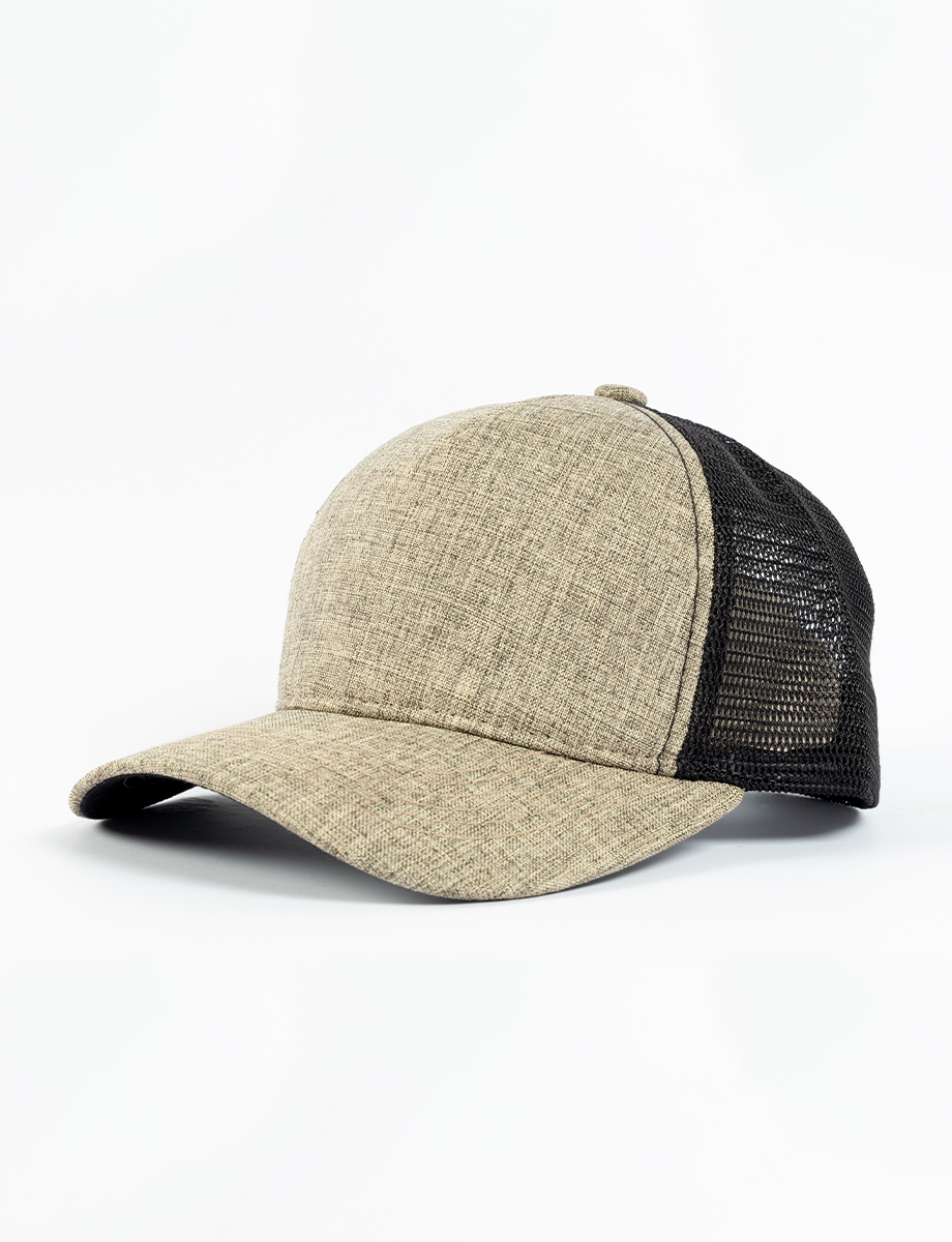 Gorra con malla bicolor