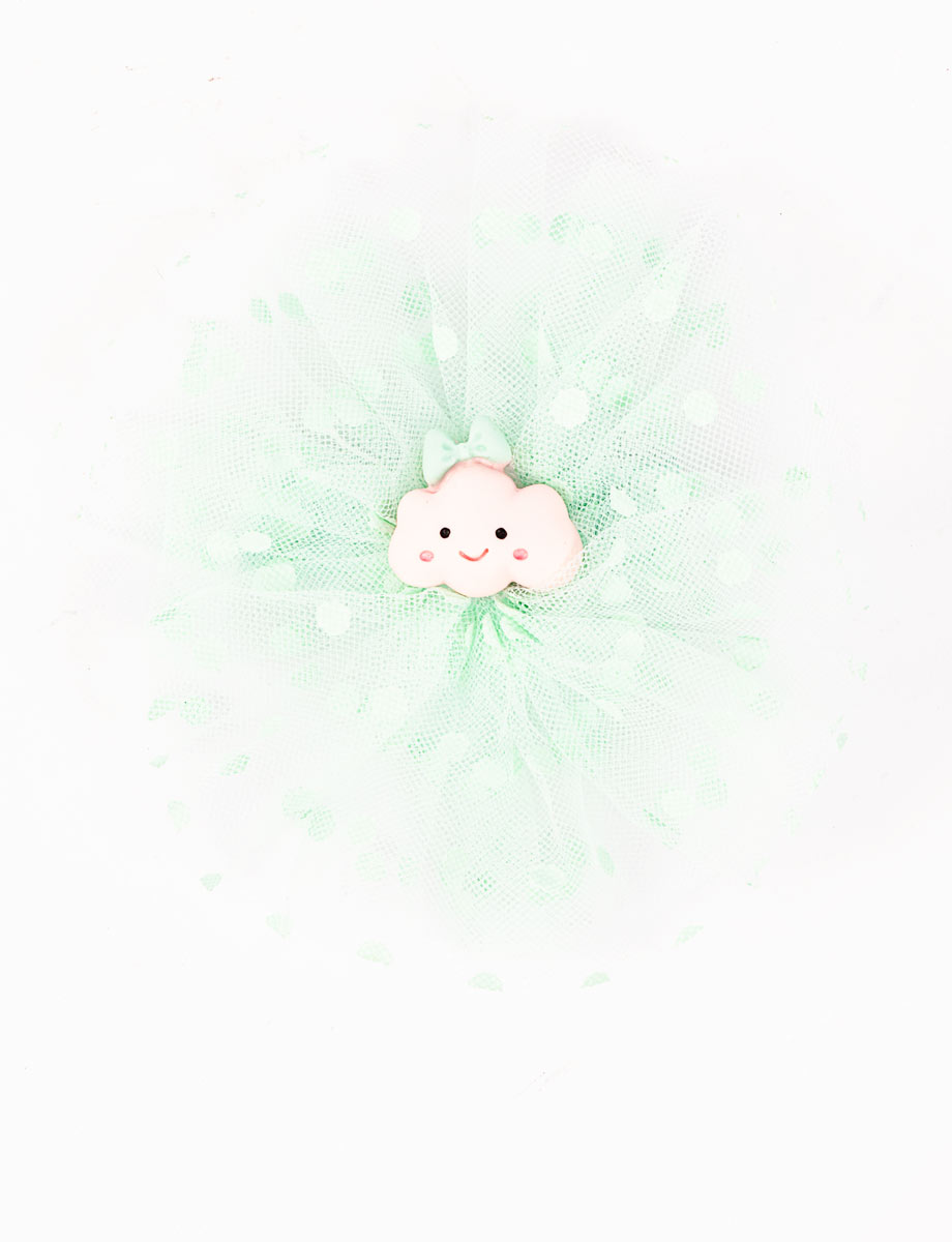 Vincha infantil verde menta prints