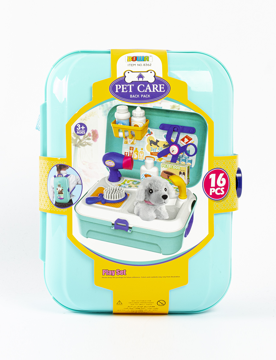 Juego cuidado de mascotas 16 Piezas
