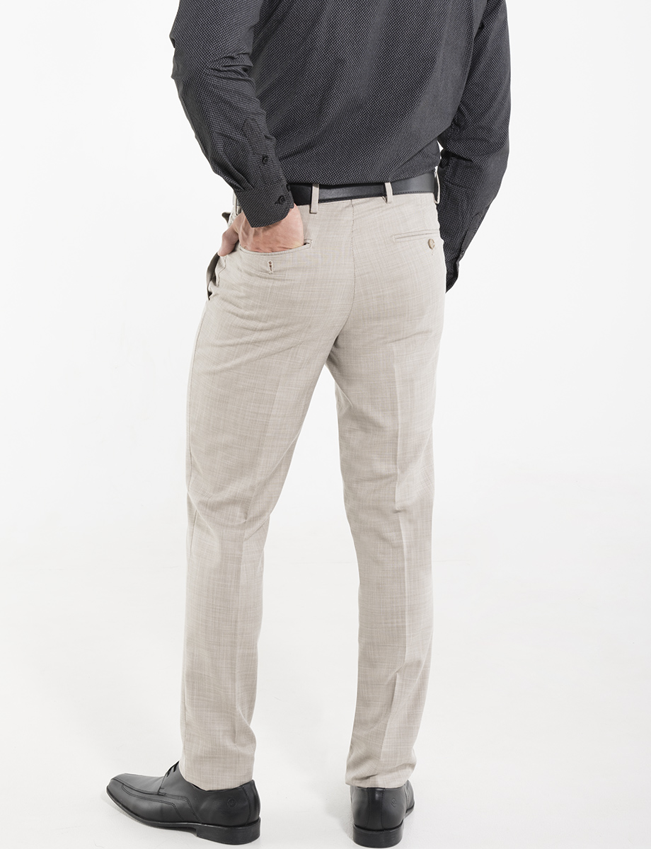 Pantalón ejecutivo abano