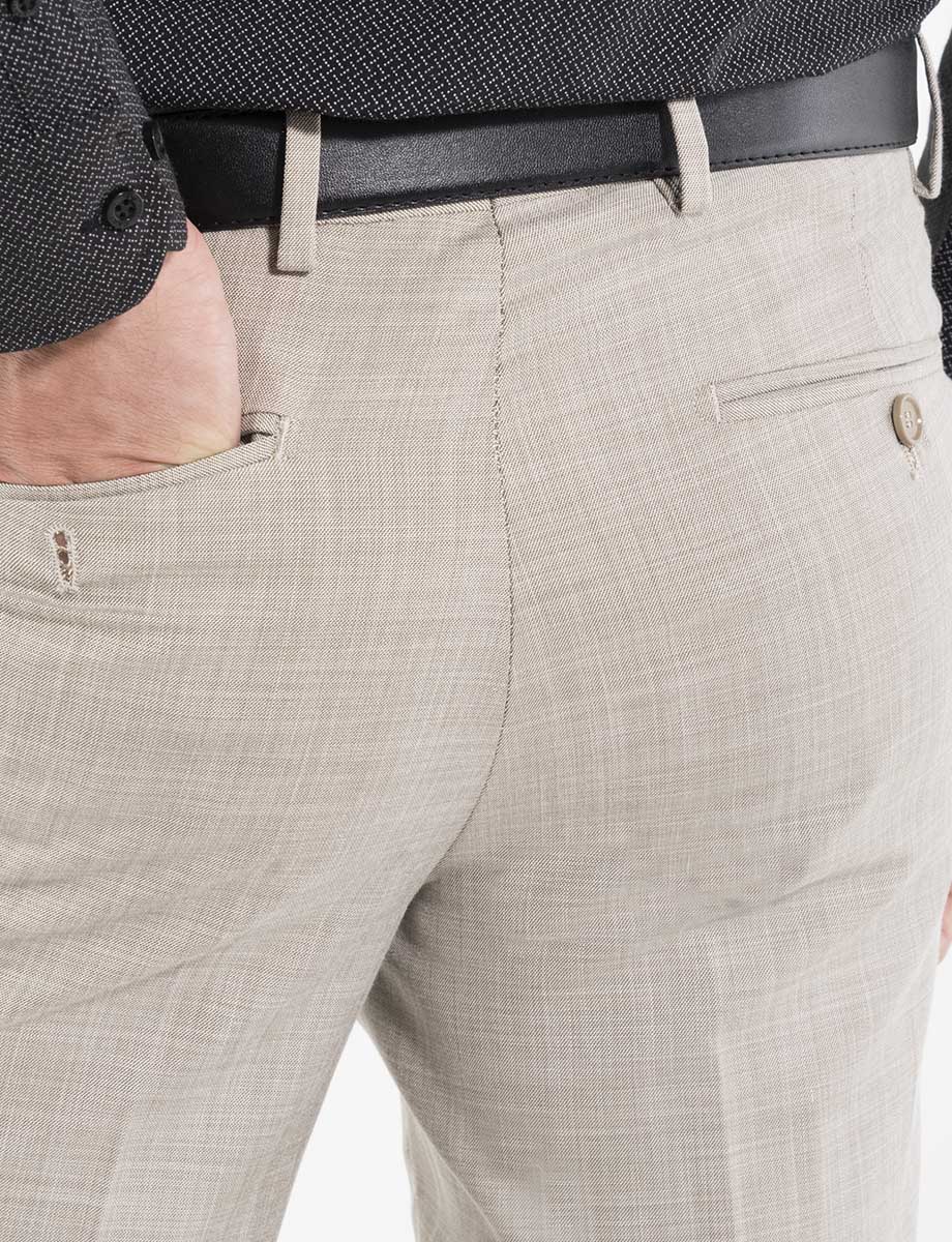 Pantalón ejecutivo abano