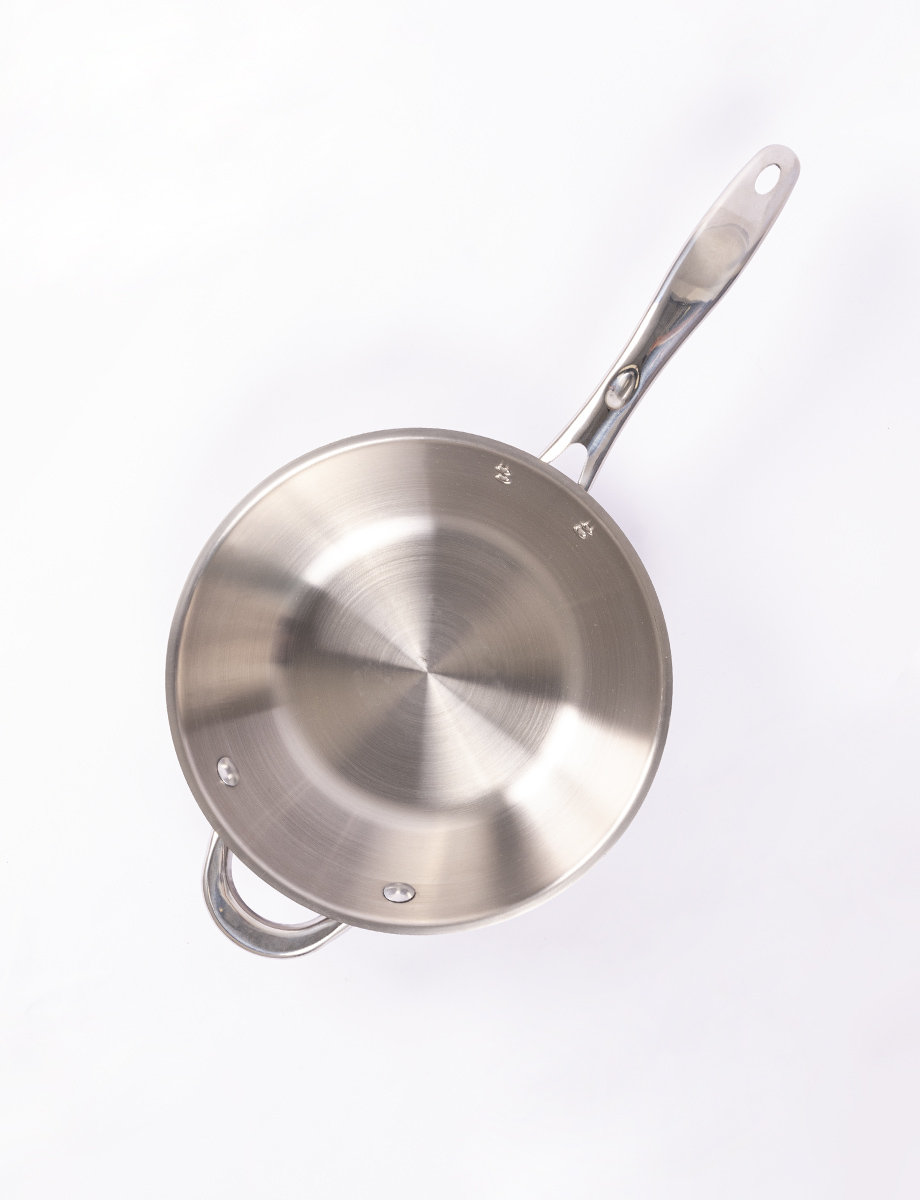 Wok Triply Masterchef plateado