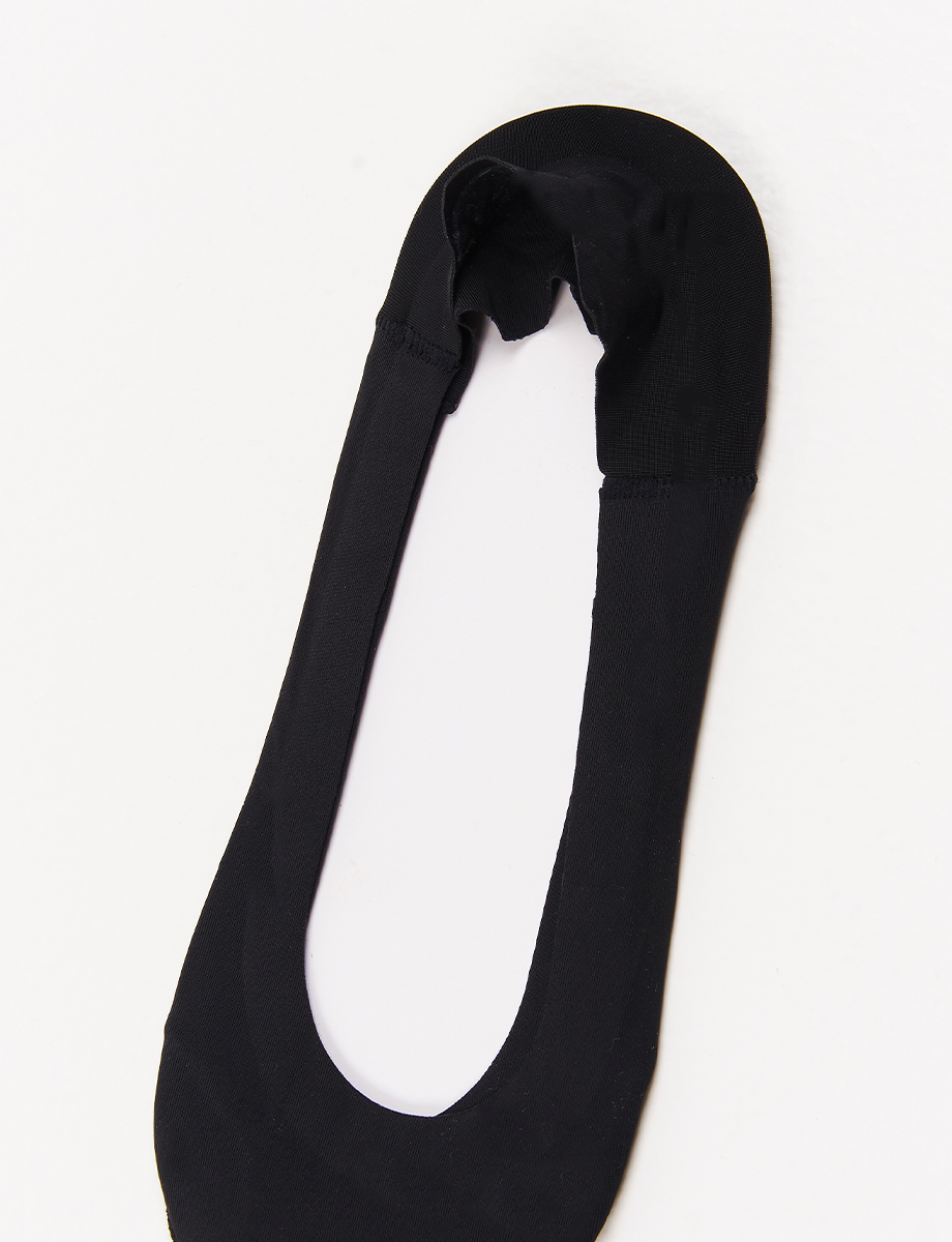 Medias Baleta en Nylon Negro