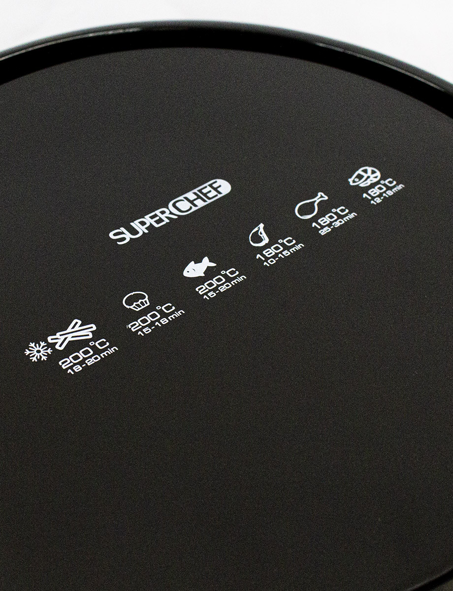 Freidora de Aire 7.7 Lt Negro | SuperChef