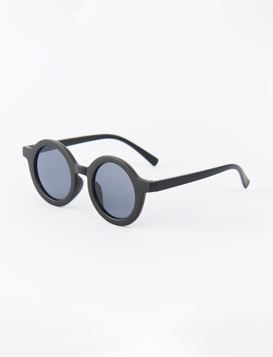 Gafas Plásticas Redonda Unicolor