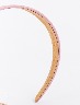 Diadema fina rosada