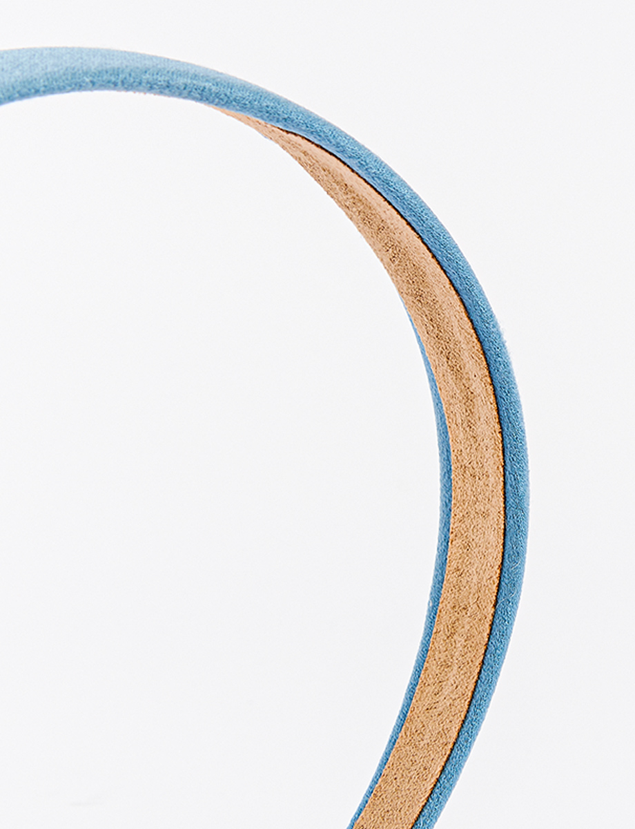 Diadema fina celeste