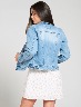 Chaqueta jean azul claro con lavado