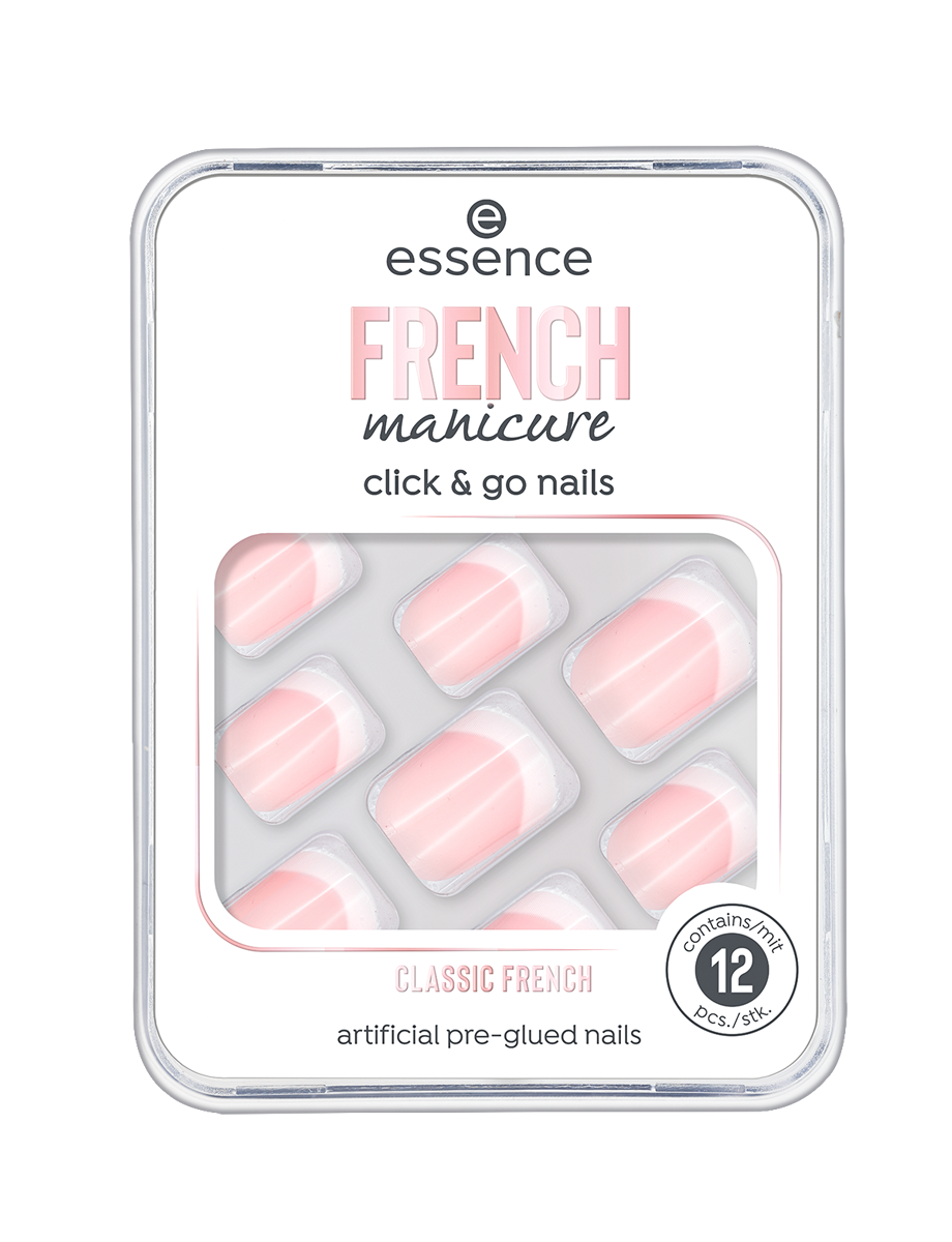 Uñas manicura francesa Essence French Click & Go