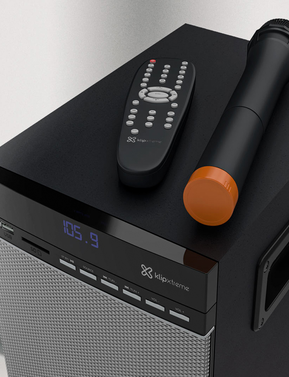 Torre de sonido con micrófono KFS-500