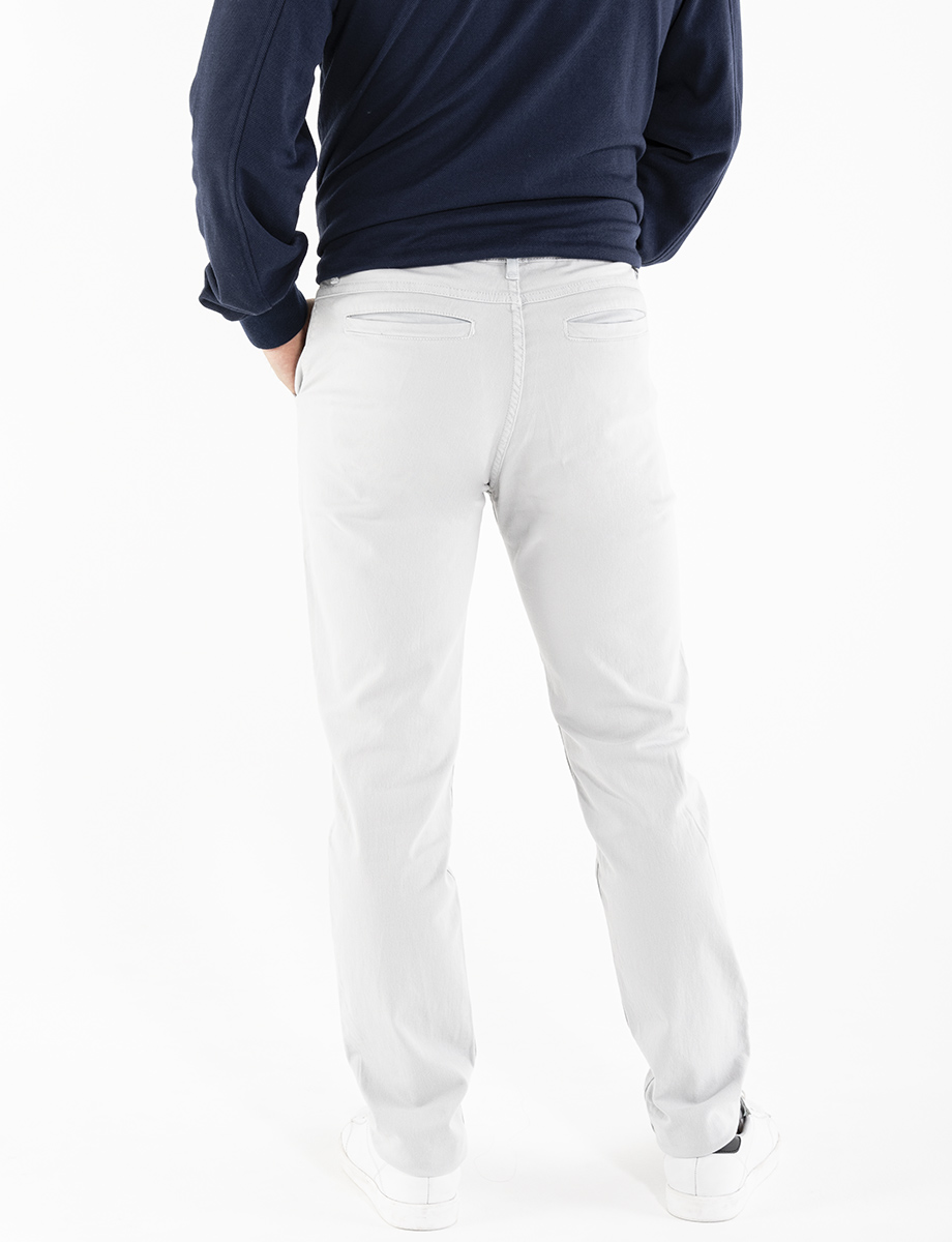 Pantalón chino gris claro