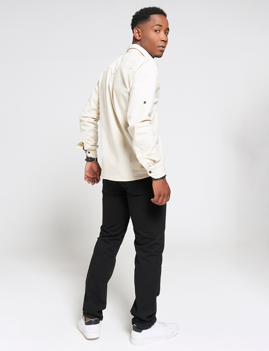 Jean relaxed fit negro