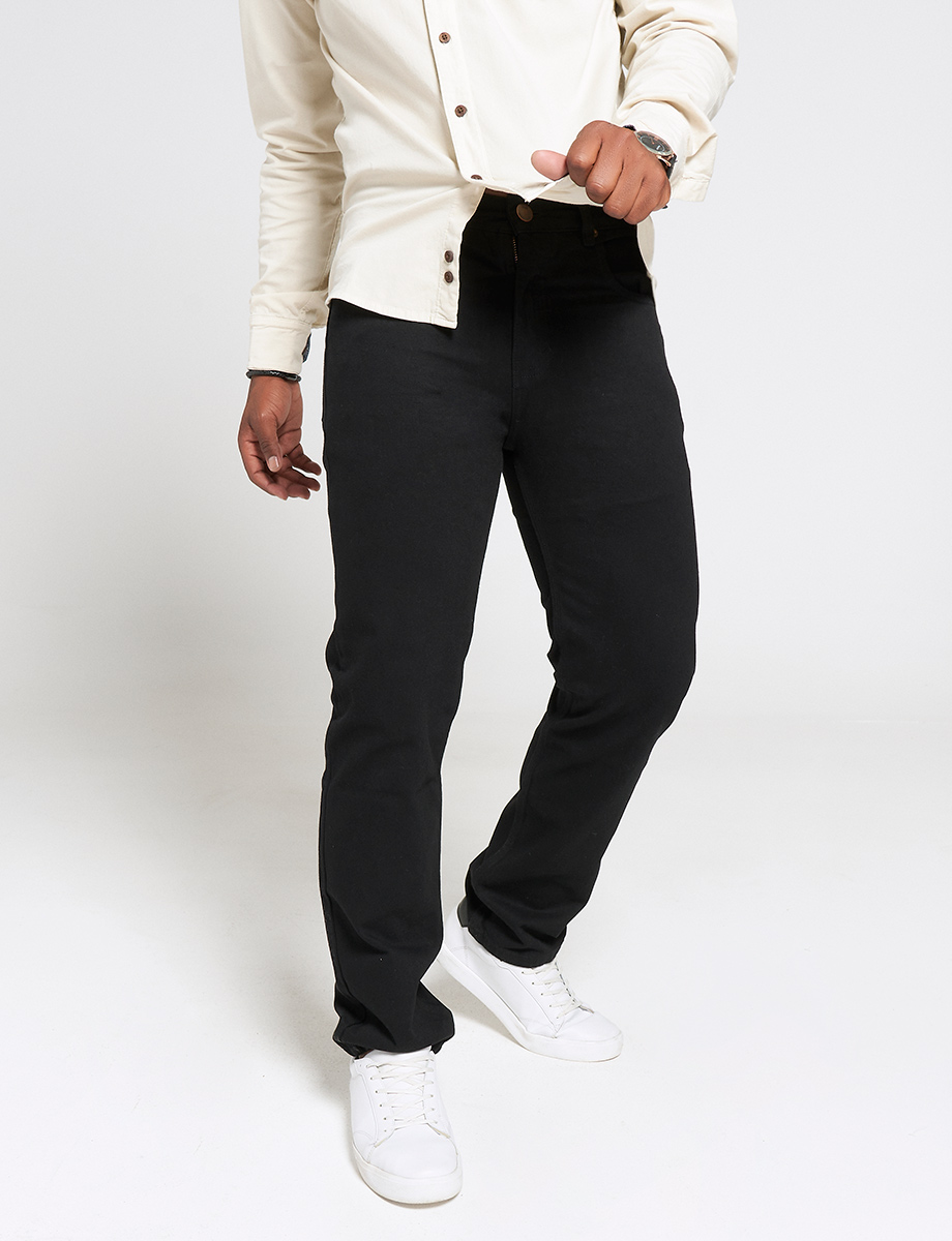 Jean relaxed fit negro