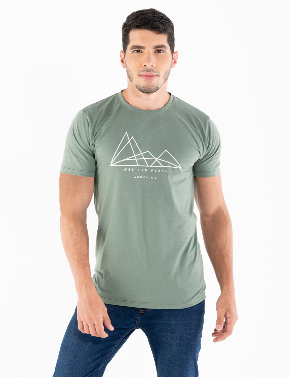Camiseta Western verde