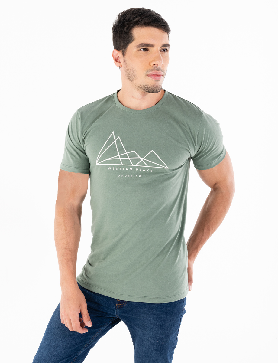 Camiseta Western verde