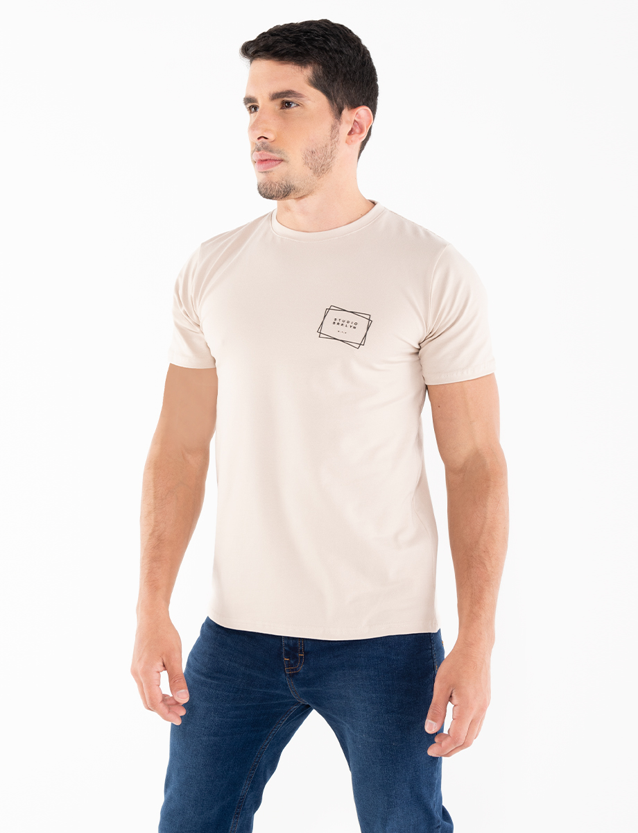 Camiseta Studio Brooklyn beige