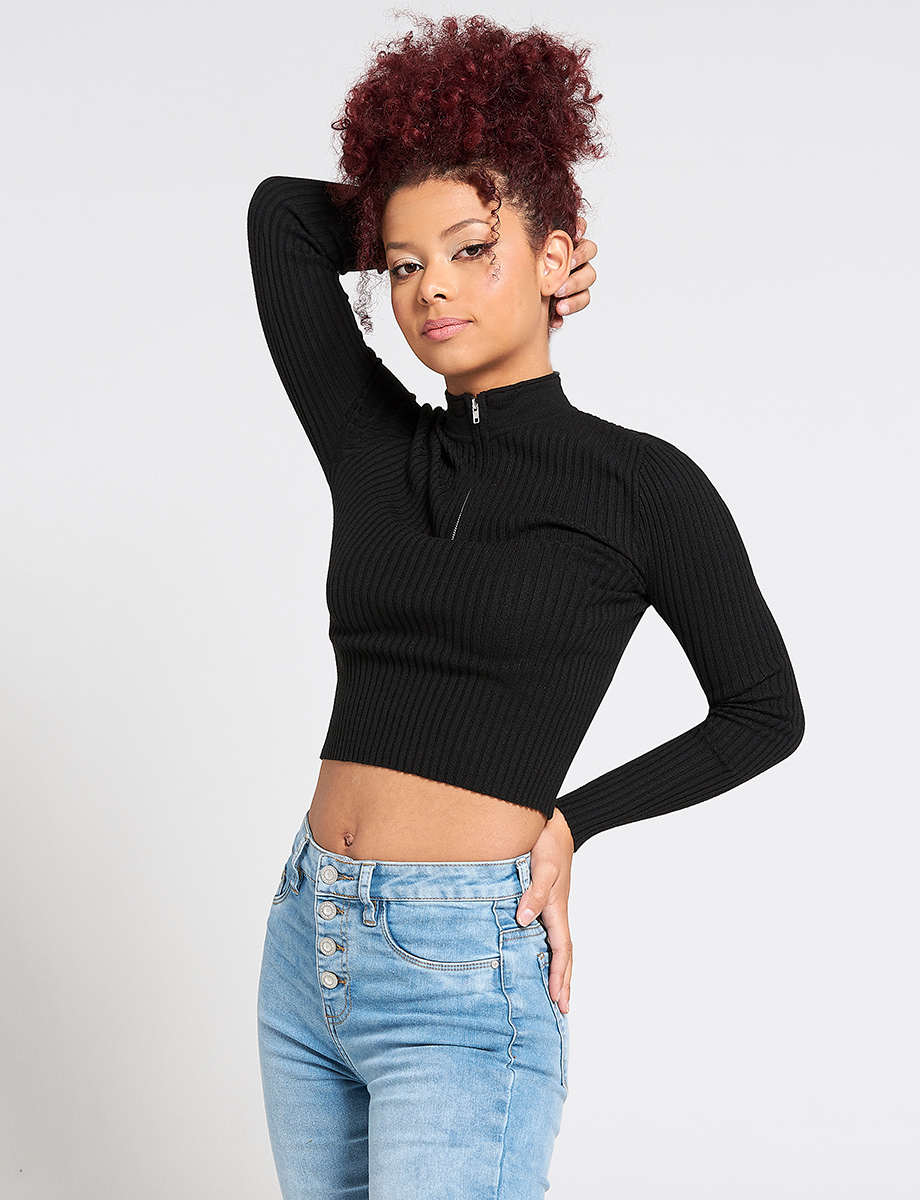 Sweater Cuello Alto Unicolor
